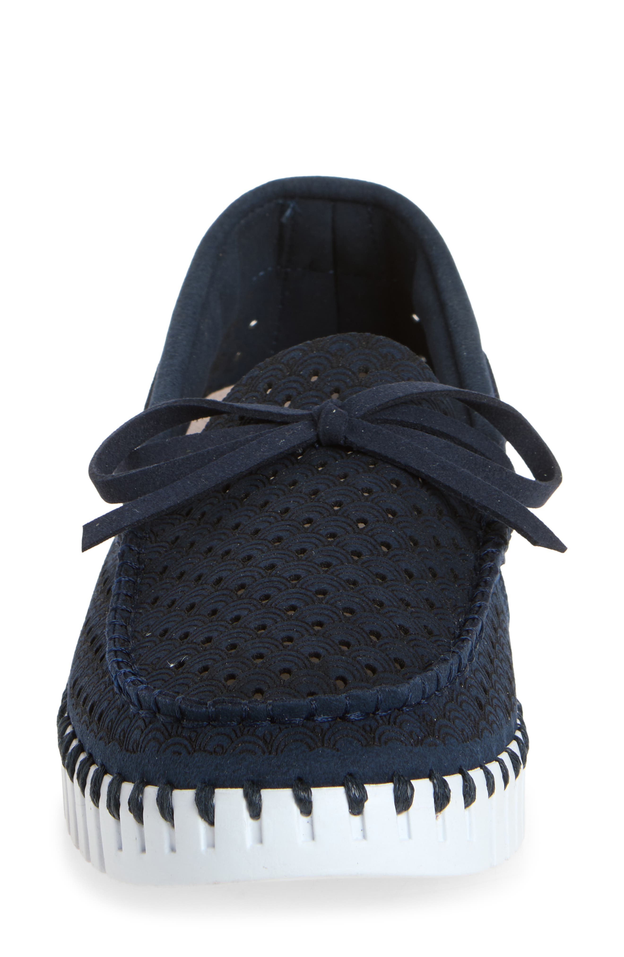 Tulip Print Sailor Shoe, Alternate, color, DARK INDIGO