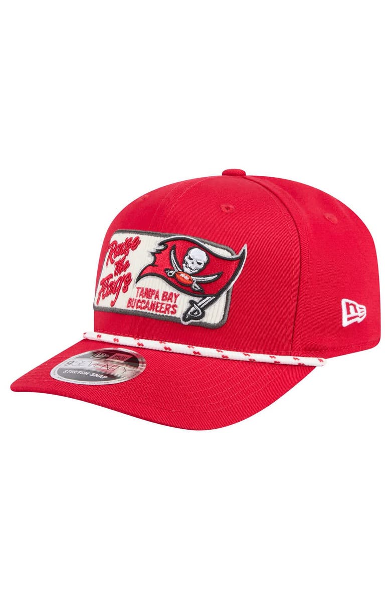 New Era Men's New Era Red Tampa Bay Buccaneers Chant 9SEVENTY Stretch-Snap Hat, Main, color, 
