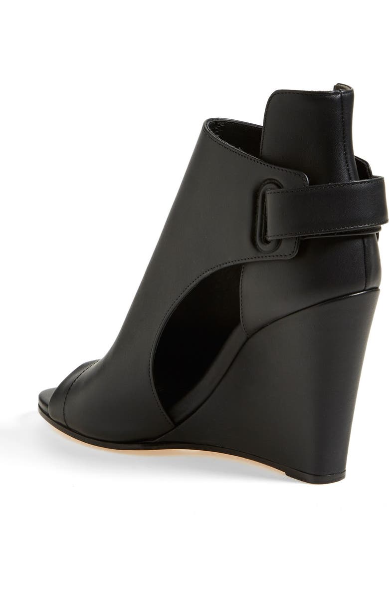 Vince 'Katia' Leather Wedge Bootie, Alternate, color,