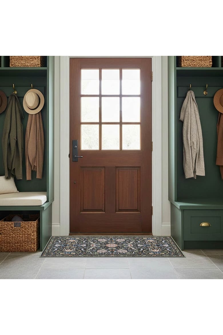 Washable Printed Chenille Rug, Alternate, color, Abrabella Multi