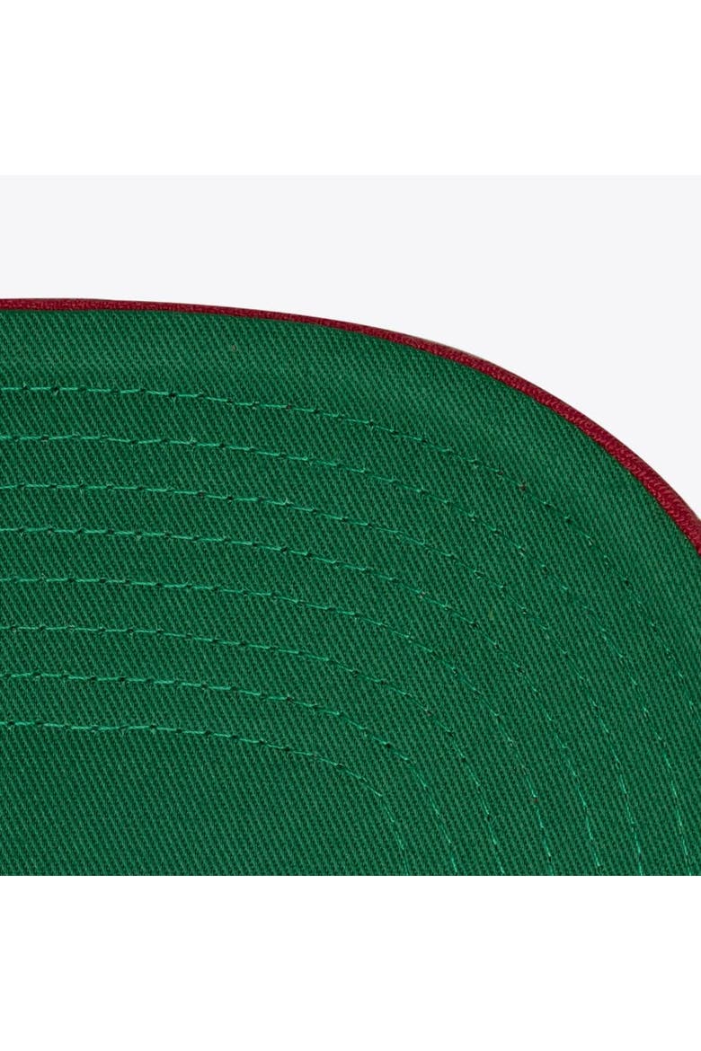 Men's Mitchell & Ness Cream/Crimson Alabama Crimson Tide Two-Tone Pro Crown Adjustable Hat, Alternate, color, Cream