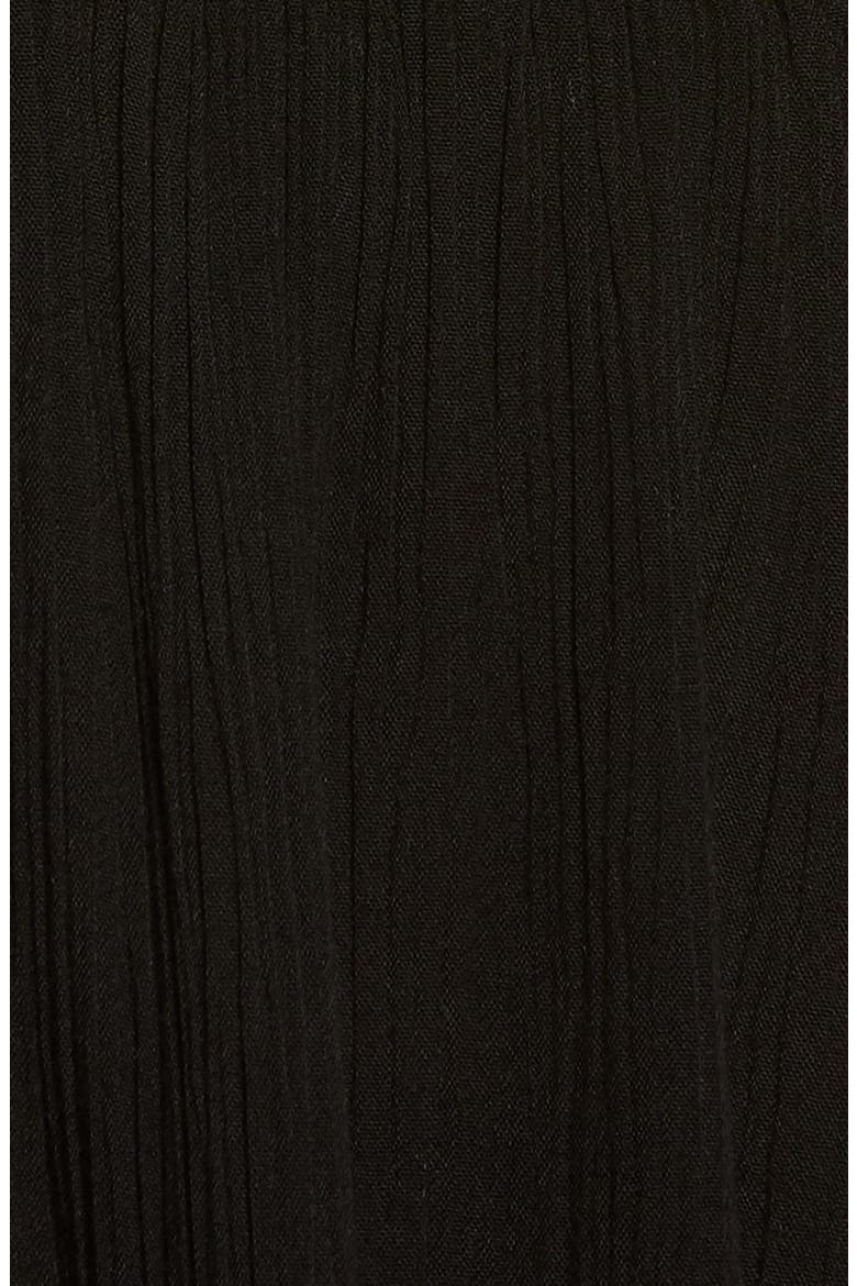 Ruffle Strapless Cover-Up Dress, Alternate, color, BLACK
