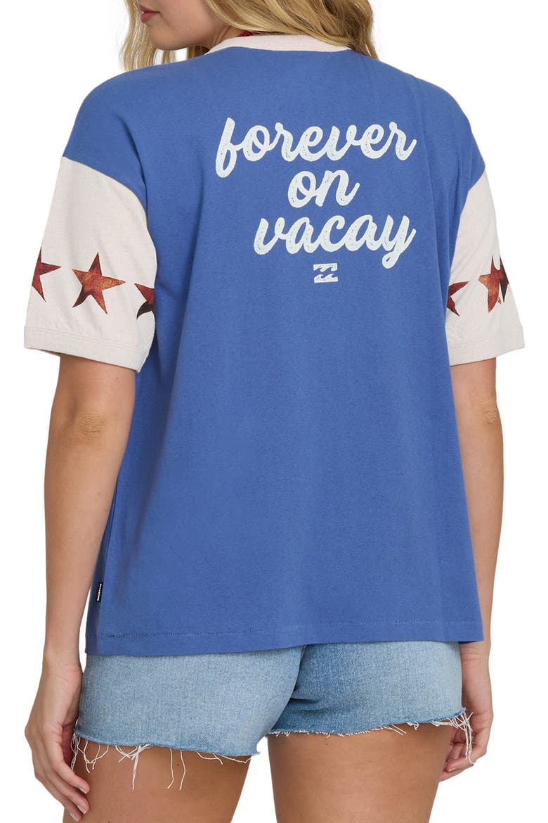 Tropics Co Graphic Ringer T-Shirt, Alternate, color, DUTCH BLUE