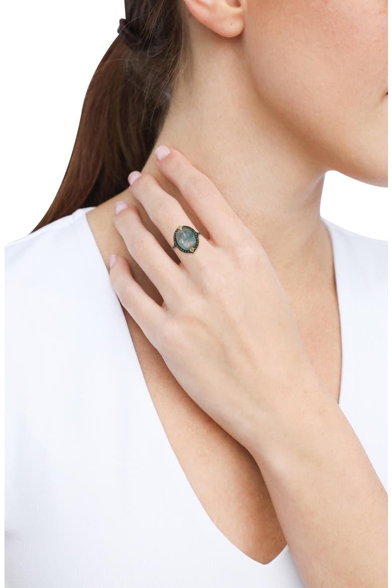 Statement Ring, Alternate, color, BLUE
