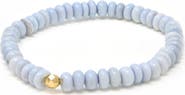 Anzie Boheme Lavender Opal Beaded Stretch Bracelet