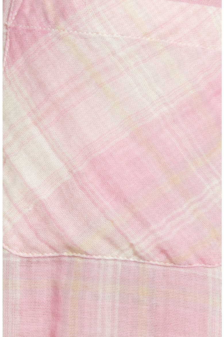 Ellis Organic Cotton Shirt, Alternate, color, ROSE SAND IVORY
