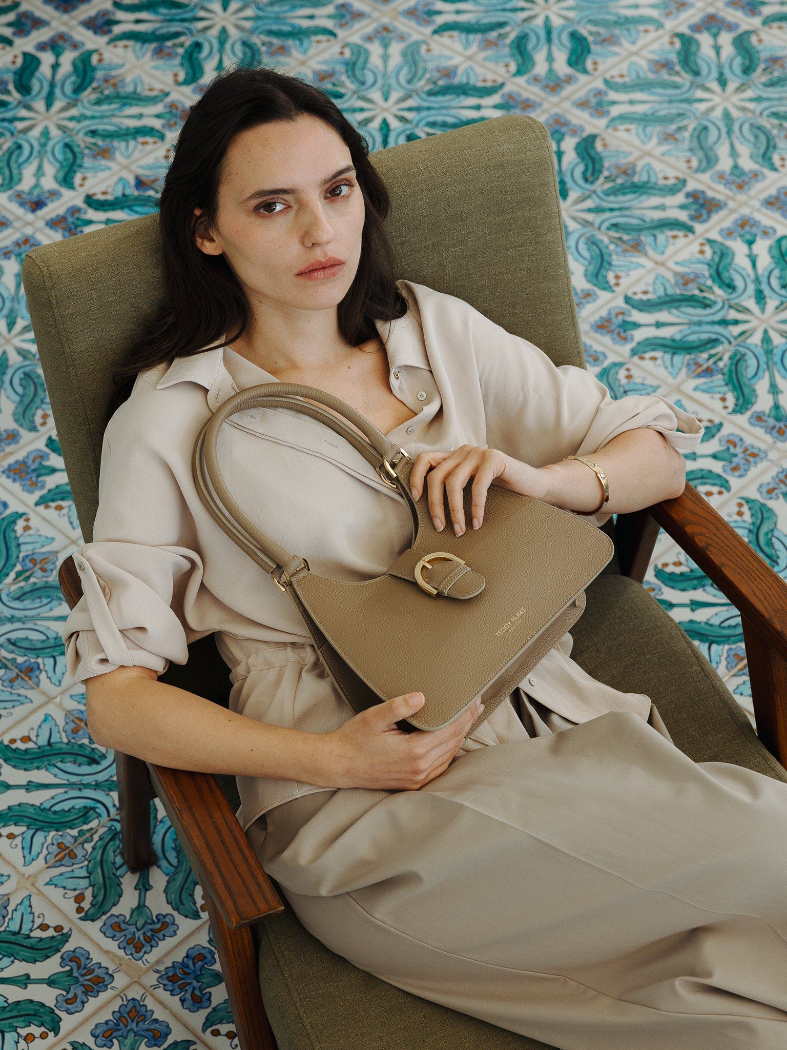 Grace Stampato 11", Alternate, color, Beige