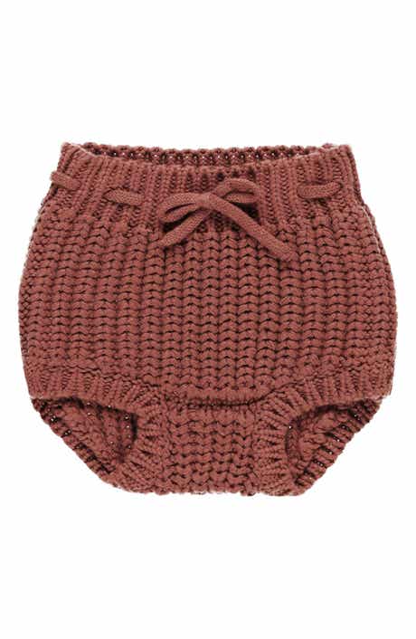 QUINCY MAE Organic Cotton Crochet Bloomers