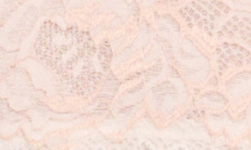 Fleur't Lace Trim Chemise In Chantilly/champagne