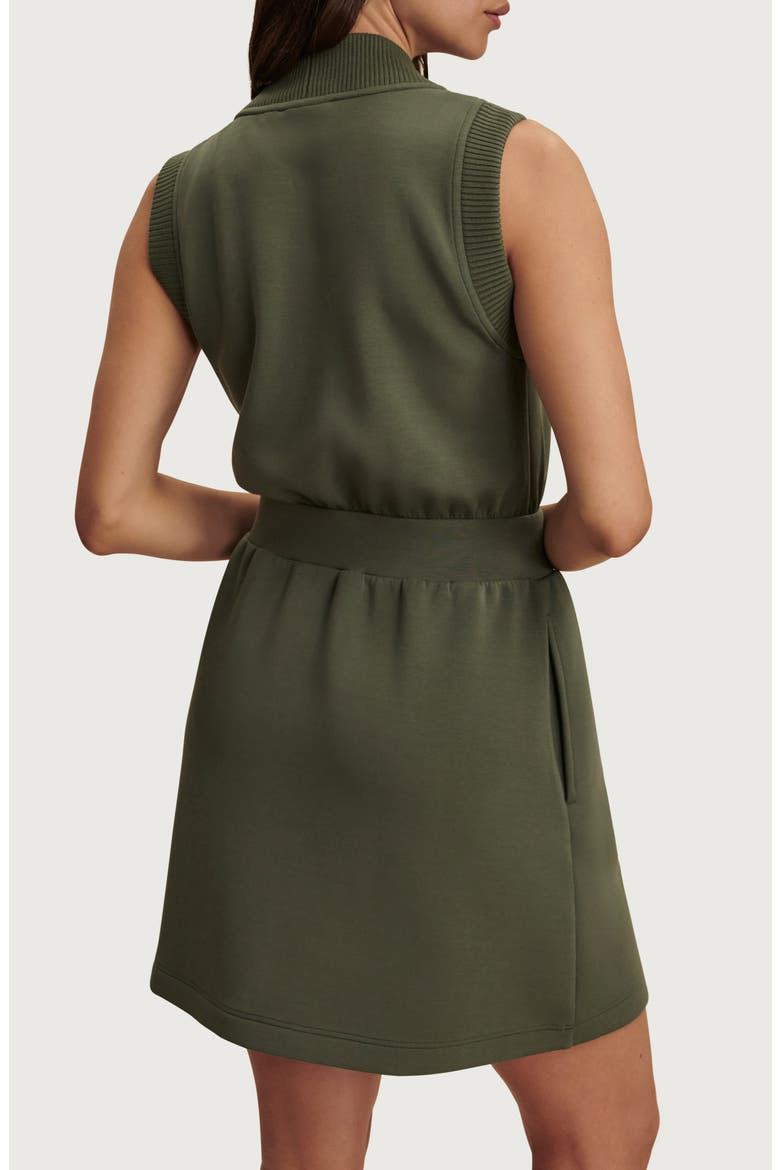 Polyanna Knit Half Zip Dress, Alternate, color, THYME