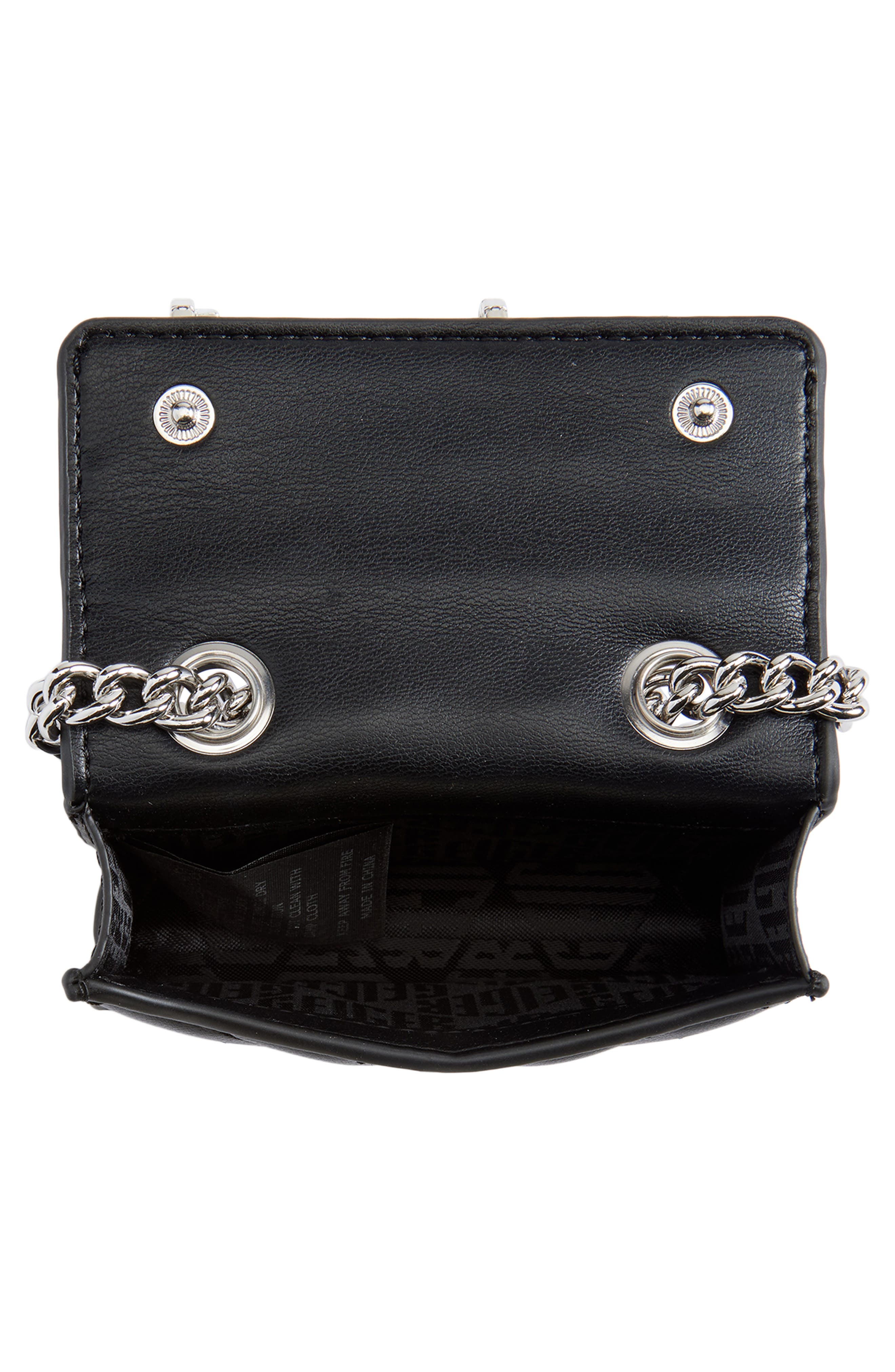 Kurt Geiger London Micro Kensington Crystal Kurt Crossbody Bag, Alternate, color, 