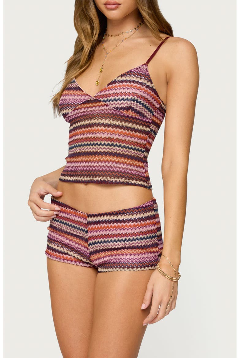Stripe Crop Camisole, Alternate, color, MIX