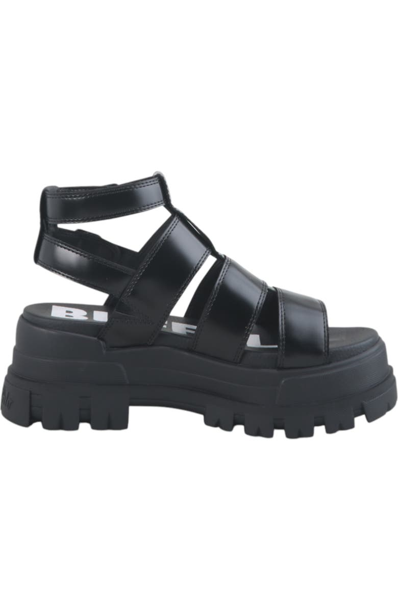 Buffalo Boots Aspha Gld Platform Sandal, Alternate, color, Black