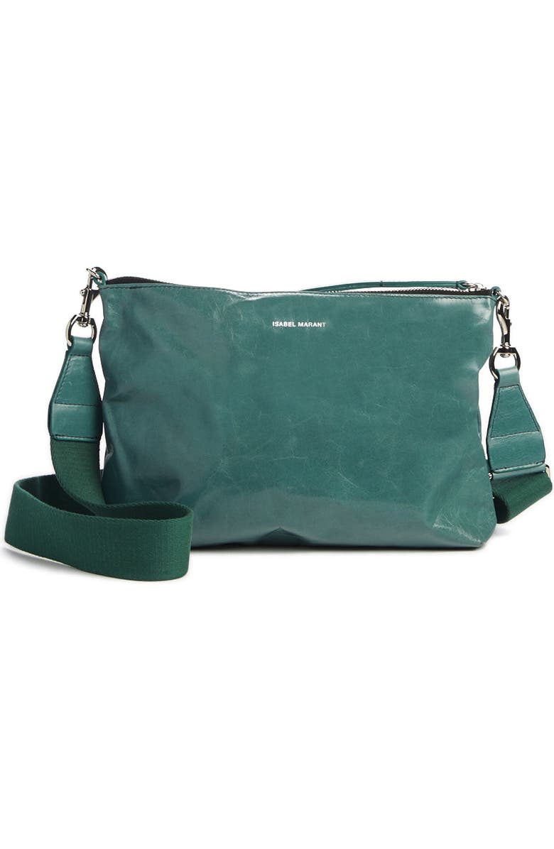 Isabel Marant Nessah Leather Crossbody Bag, Main, color,
