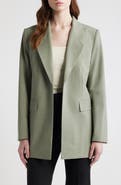 Theory Relaxed Stretch Wool Open Blazer
