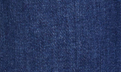 Paige Anessa High Rise Raw Hem Wide Leg Jeans In Live Forever In Blue