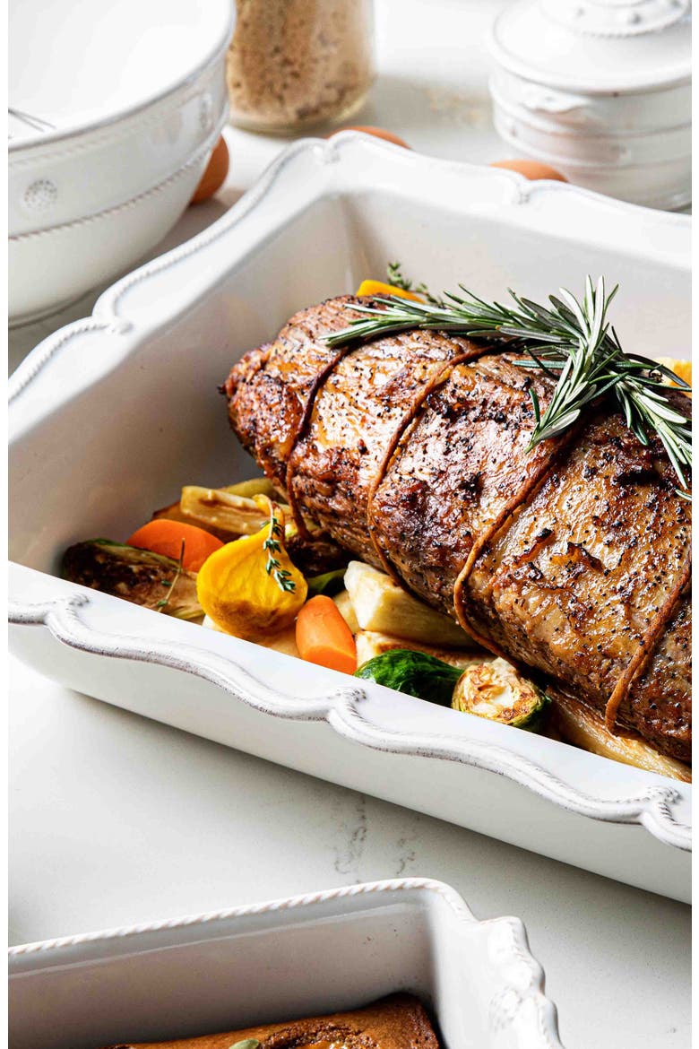 Berry & Thread 17-Inch Rectangular Ceramic Baking Dish, Alternate, color, WHITEWASH