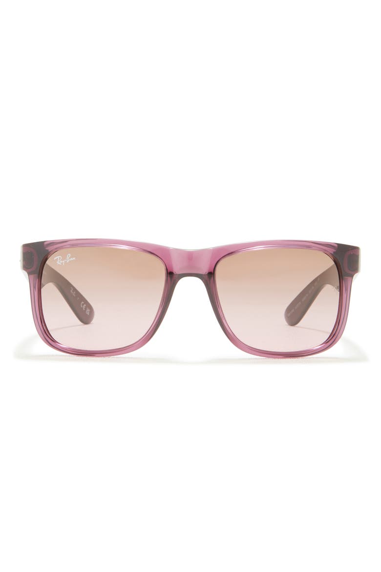 'Boyfriend' 51mm Sunglasses, Main, color, TRANSPARENT VIOLET