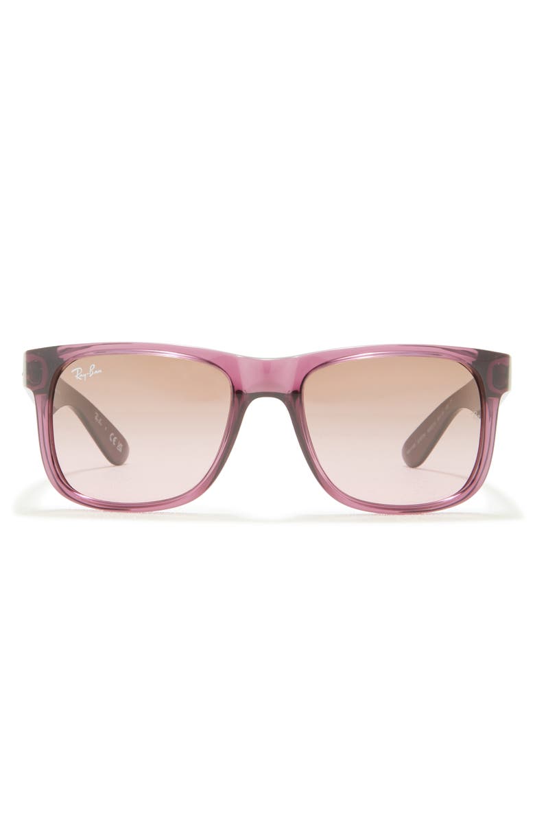 Ray-Ban 'Boyfriend' 51mm Sunglasses, Main, color, Transparent Violet