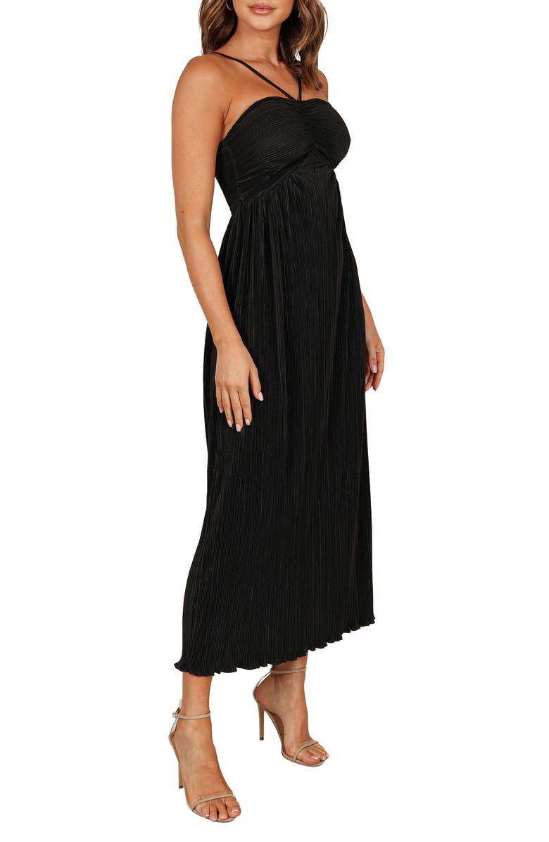 Petal & Pup Polly Pleated Sleeveless Midi A-Line Dress, Alternate, color, 