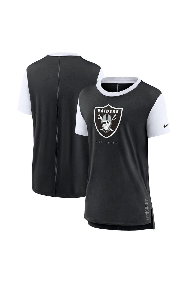 Women's Nike Black Las Vegas Raiders Team T-Shirt, Main, color, Black