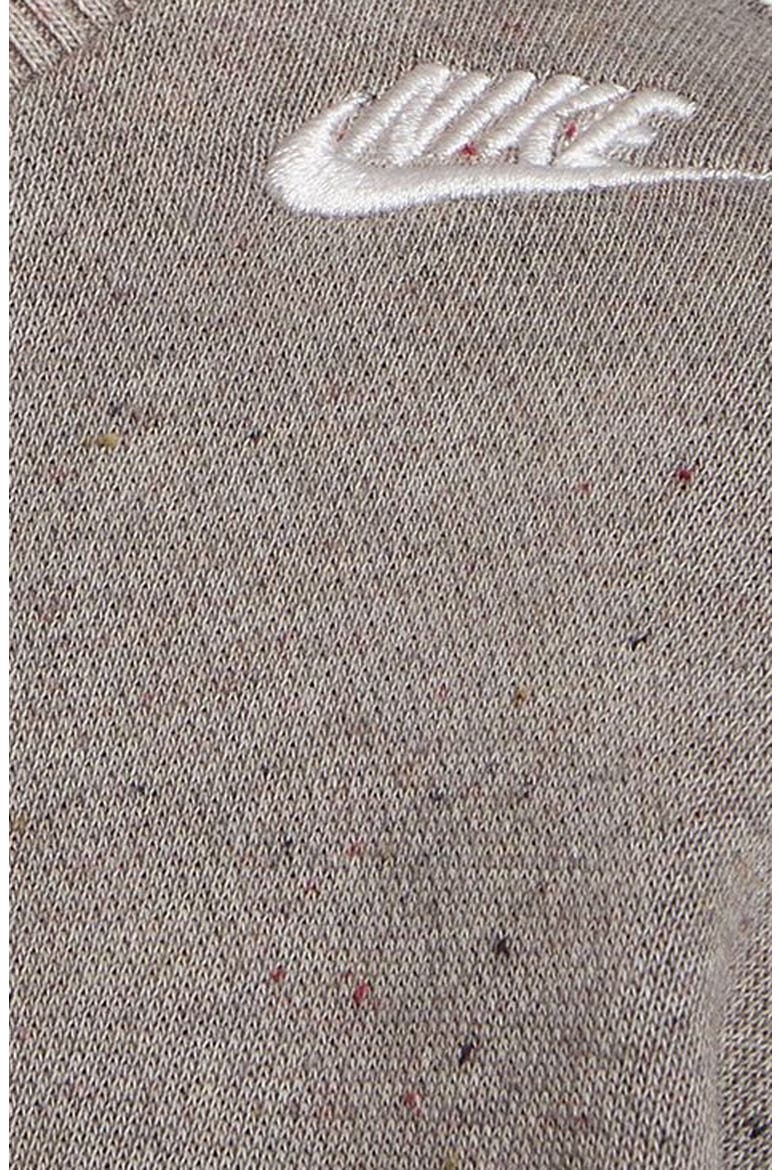 Kids' Fleece Logo Sweatshirt, Alternate, color, CAVE STONE/ CAVE STONE