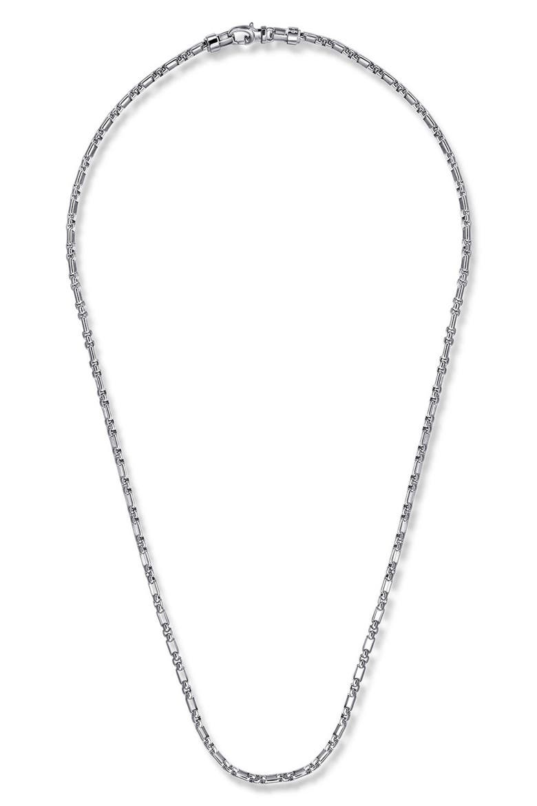 Contemporary Sterling Silver Chain Necklace, Alternate, color, STERLING SILVER