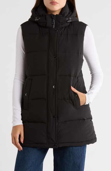 Michael Kors Longline 450 Fill Power Puffer Vest