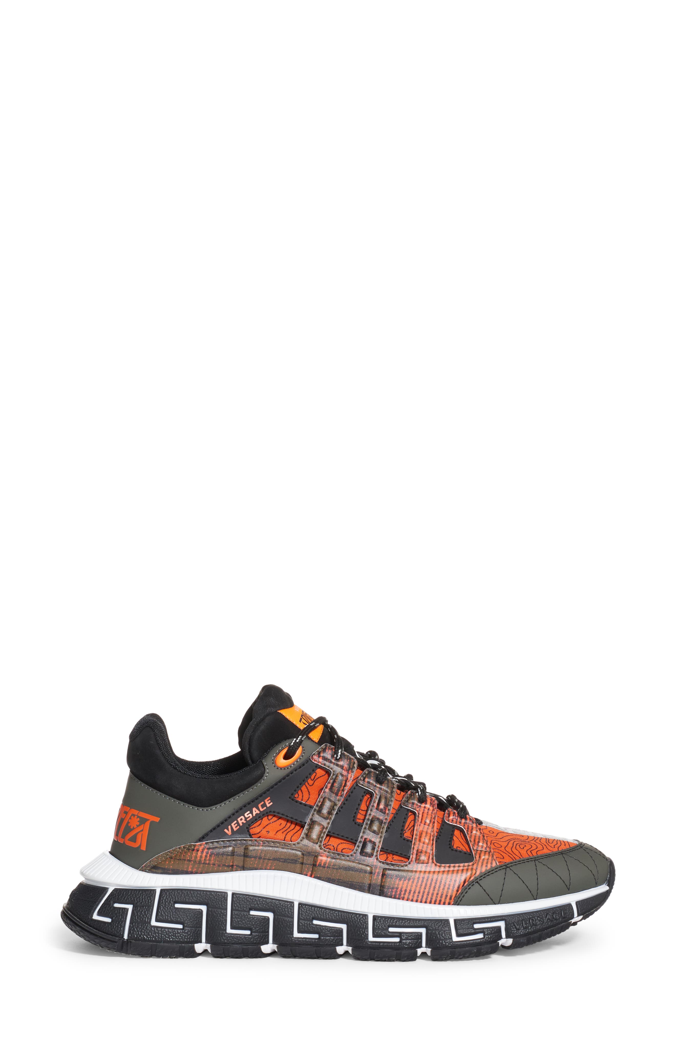 Trigreca Low Top Sneaker, Alternate, color, ORANGE/ GREY