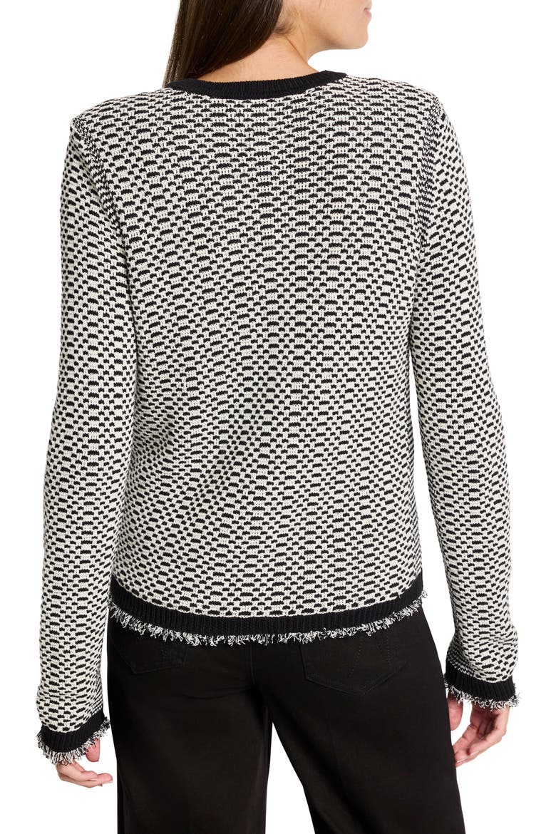 Opposites Attract Cardigan, Alternate, color, BLACK MIX