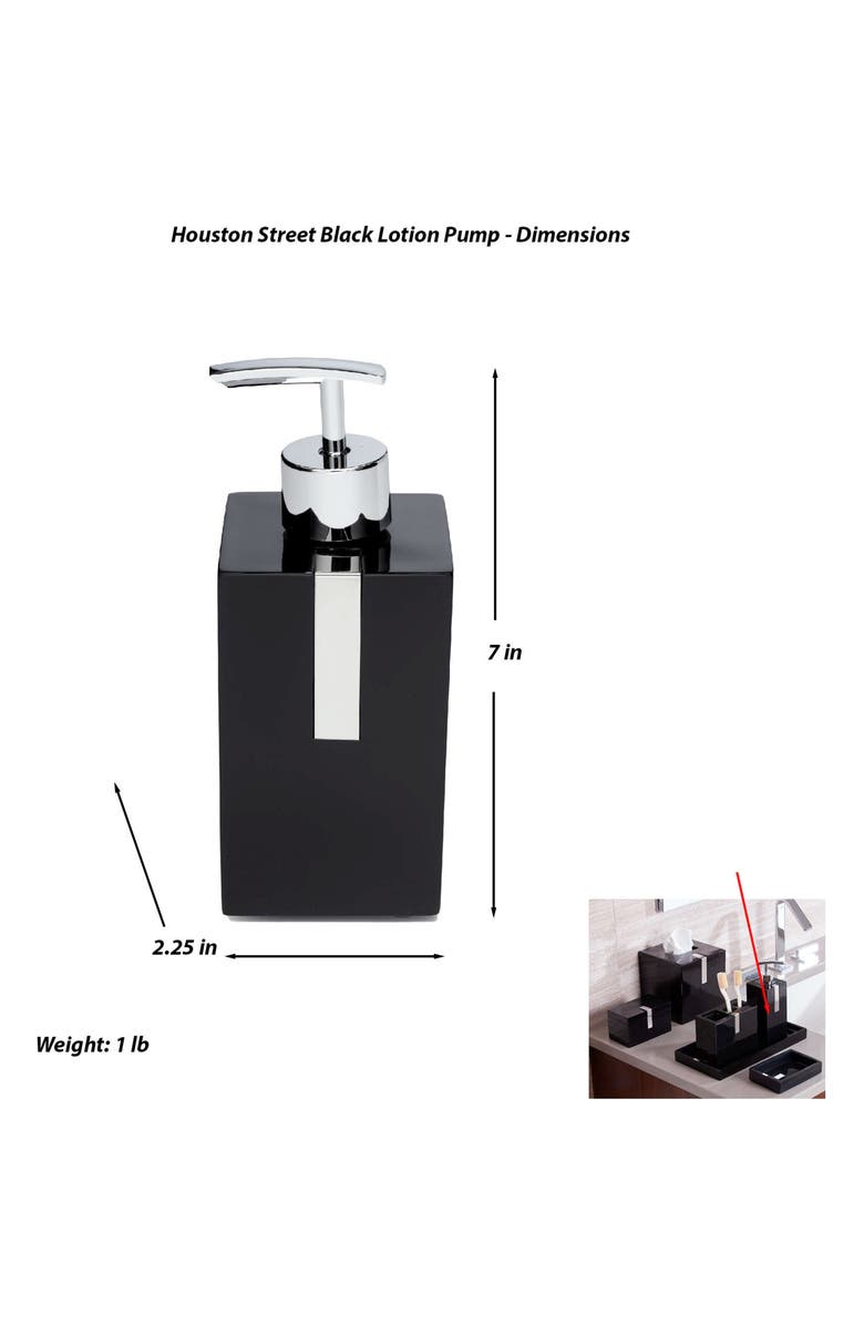 ROSELLI TRADING COMPANY Houston Street Lotion Pump, Alternate, color, Black