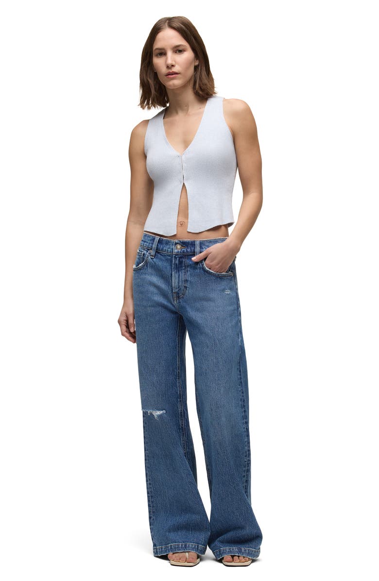 Hudson Jeans Sleeveless Sweater, Alternate, color,