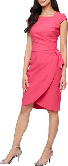 Compression Collection Tulip Sheath Cocktail Dress