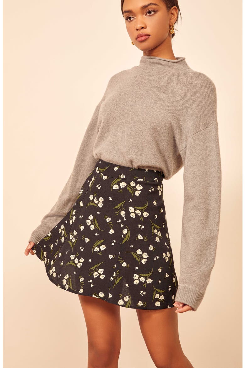 Flounce Skirt, Alternate, color, GIADA