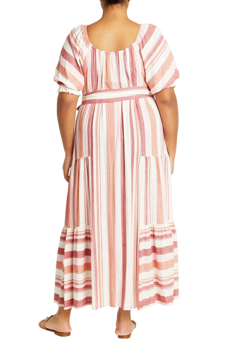 Jemima Stripe Maxi Dress, Alternate, color, COSMO STRIPE