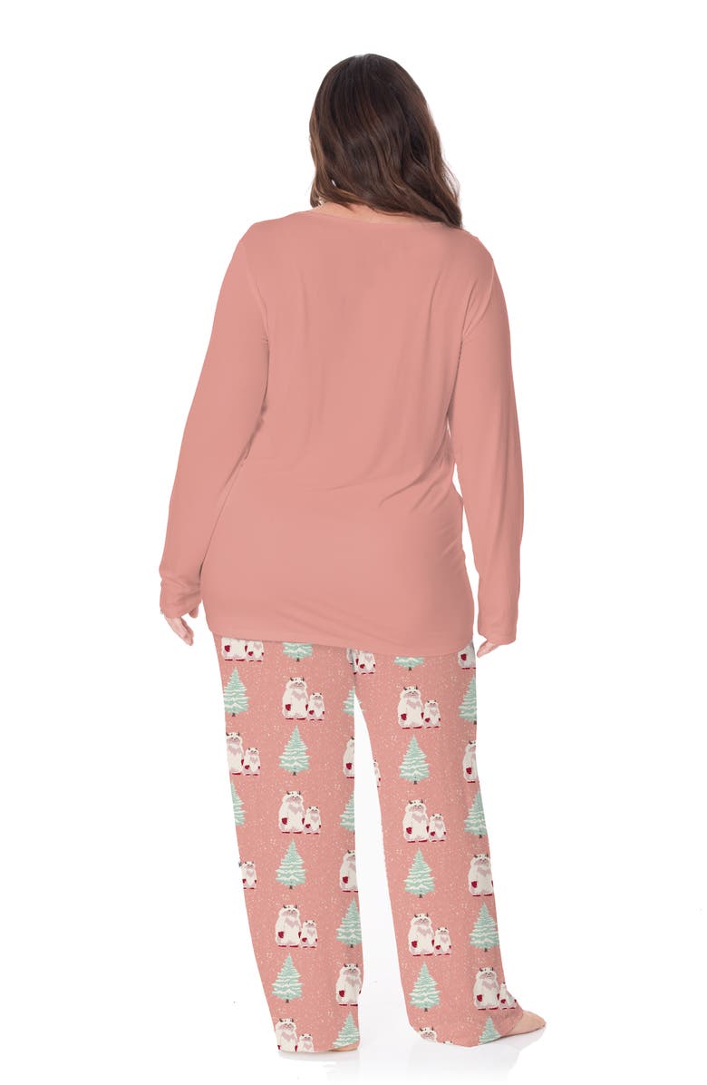 KicKee Pants Goosey Pajamas, Alternate, color, 