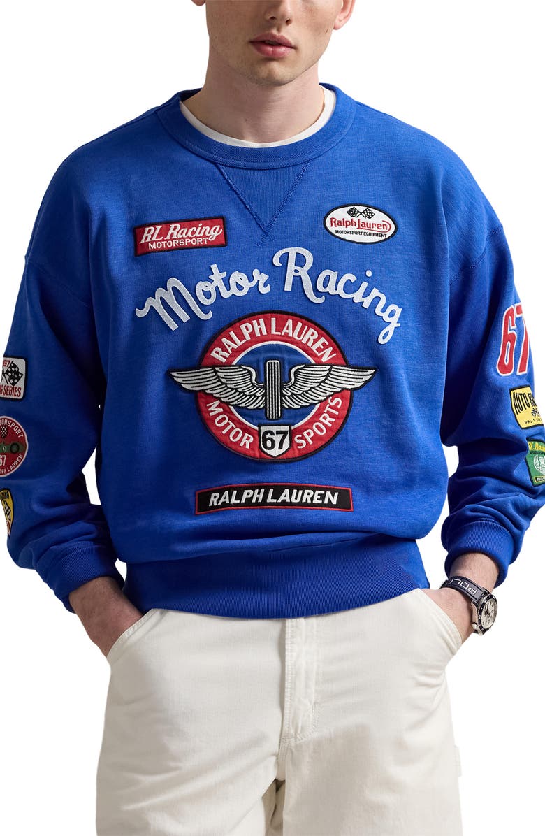 Polo Ralph Lauren Vintage Fit Appliqué Sweatshirt, Main, color,