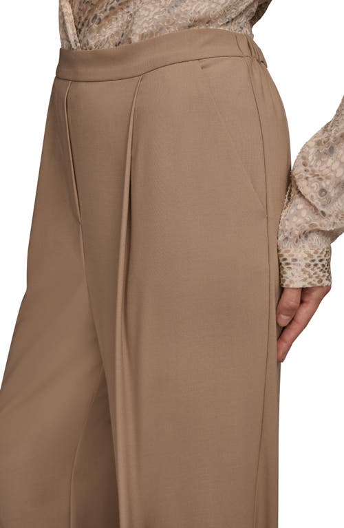 Donna Karan New York Wide Leg Pants In Brown