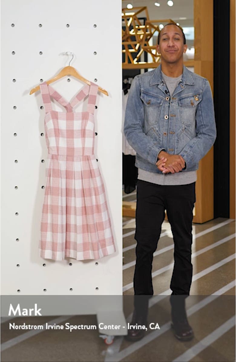 Polly Cross Back Pleated Sundress, sales video thumbnail