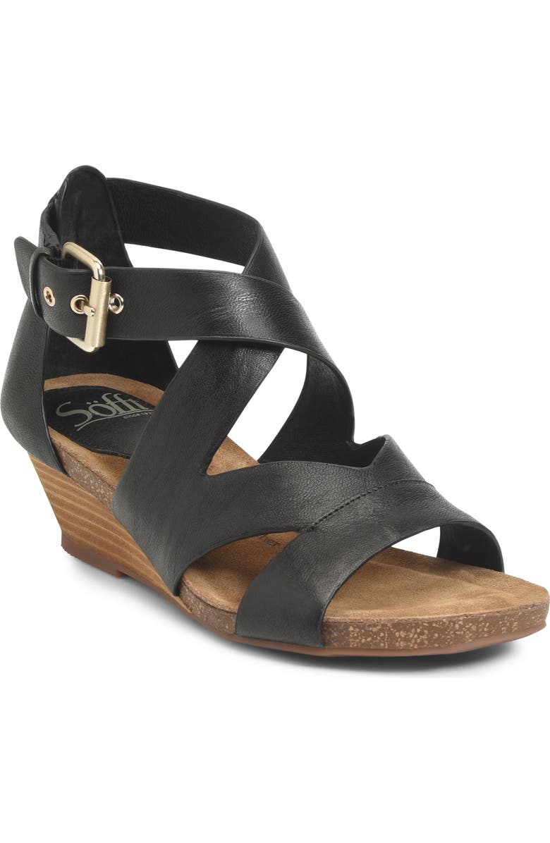 Söfft Vara Wedge Sandal, Main, color,