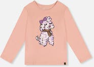Deux par Deux Organic Cotton Shiny Nose Long Sleeve T-Shirt