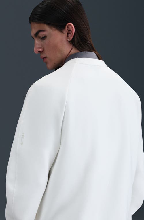 Nike Impossiblysoft Dri-fit Cardigan In White