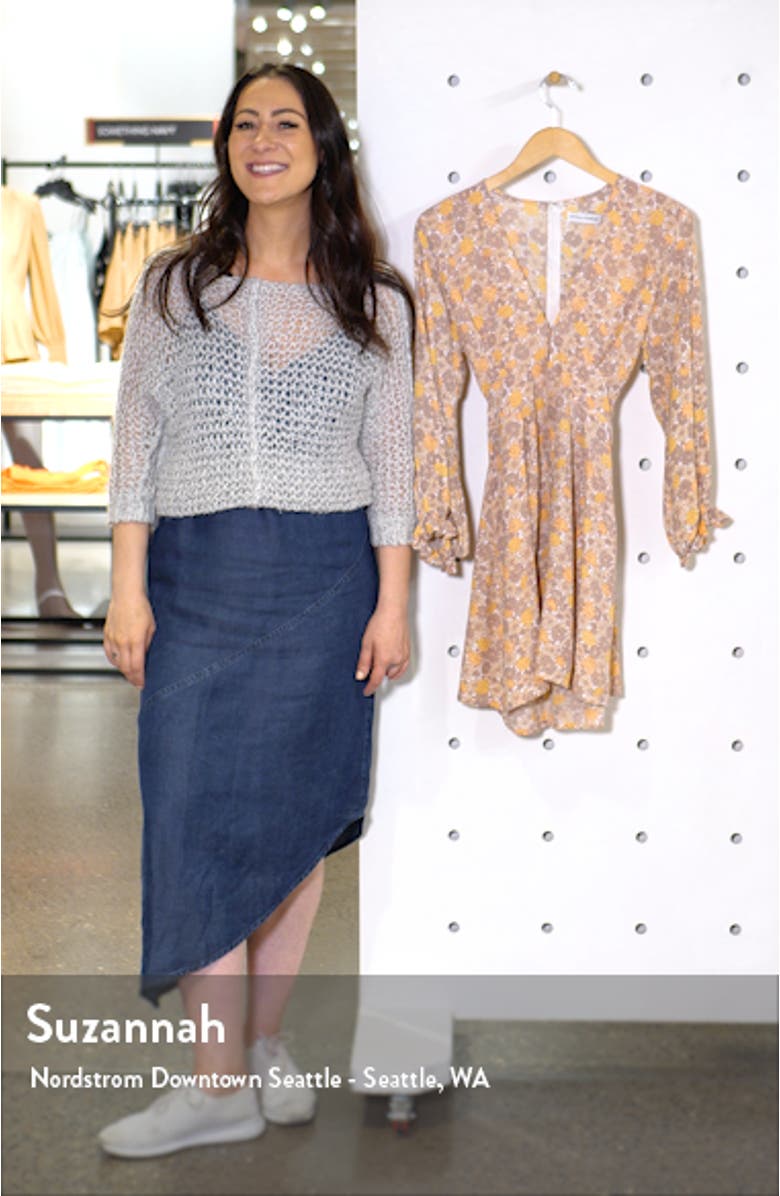 Palmaro Floral Print Minidress, sales video thumbnail