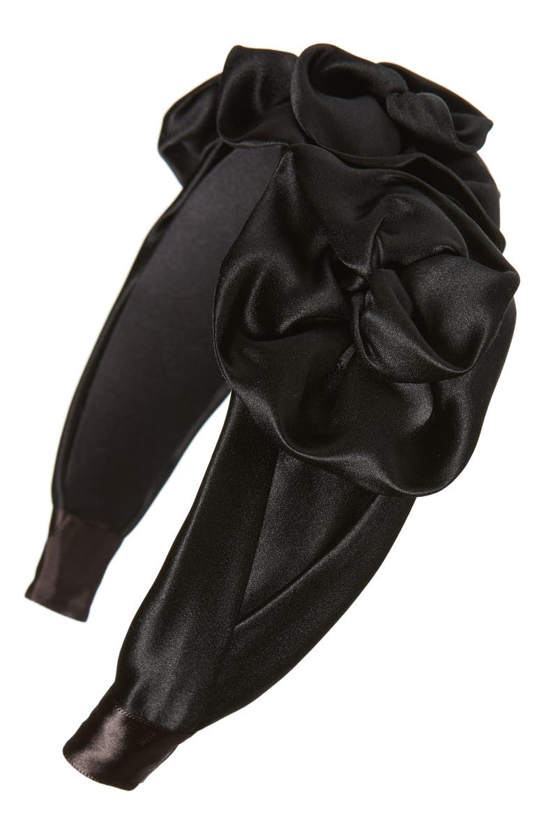 Jennifer Behr Triple Rosette Headband, Main, color, 