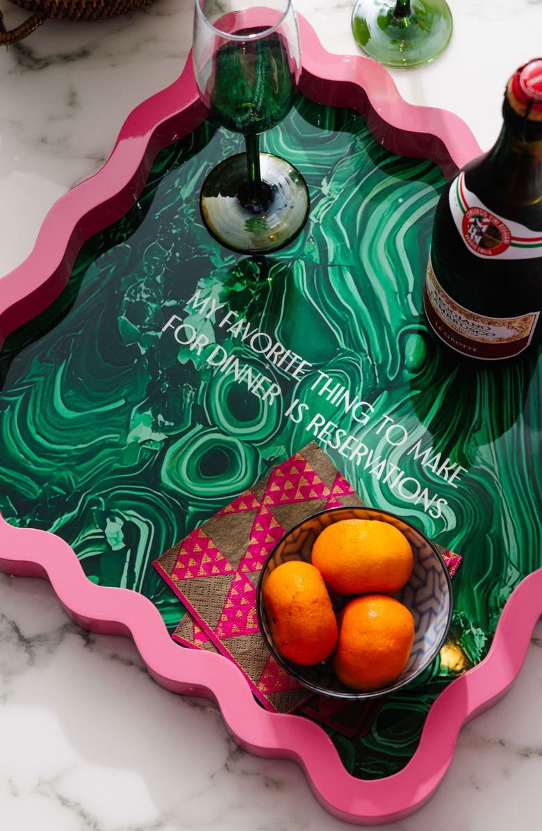 Furbish Reservations Large Lacquer Tray, Alternate, color, 