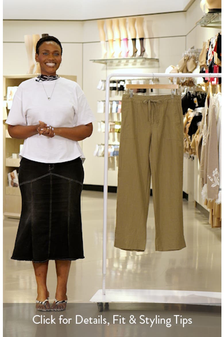 Lauren Ralph Lauren Linen Wide Leg Pants (Women) | Nordstrom
