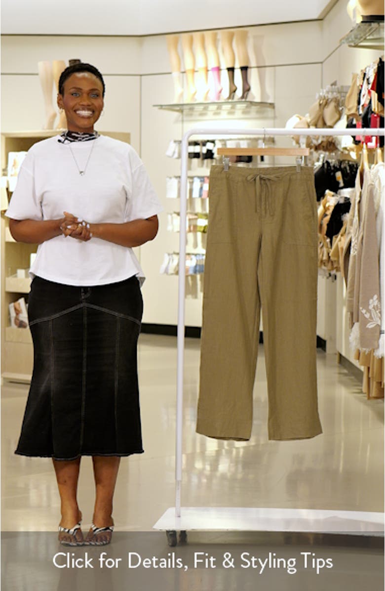 Linen Wide Leg Pants, sales video thumbnail