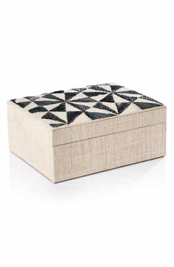 Tenerife Raffia Decorative Box