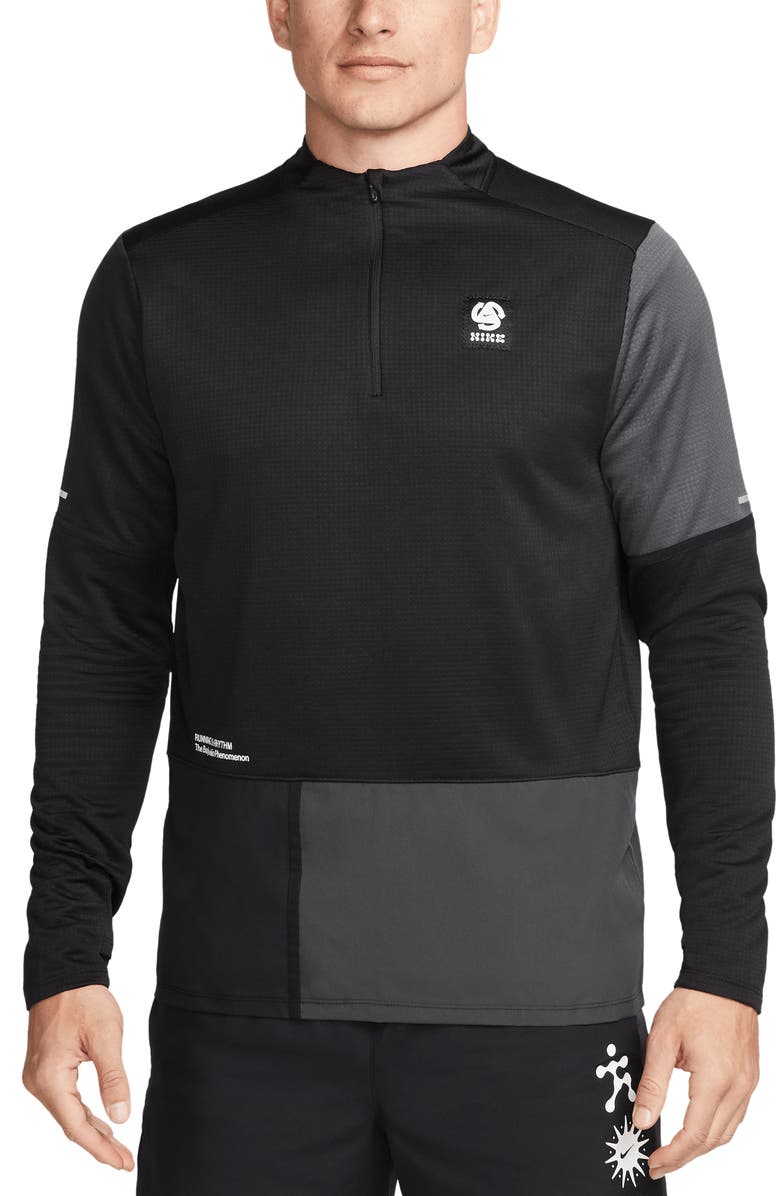 Nike Dri-FIT Wild Run Element Half-Zip Pullover, Main, color, 