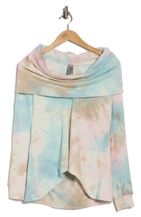 Off the Shoulder Asymmetric Sweater